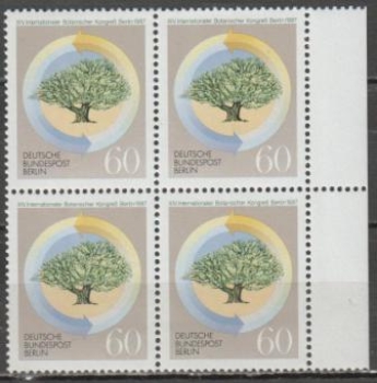 Západní Berlín 0786 čtyřblok ** - 1987